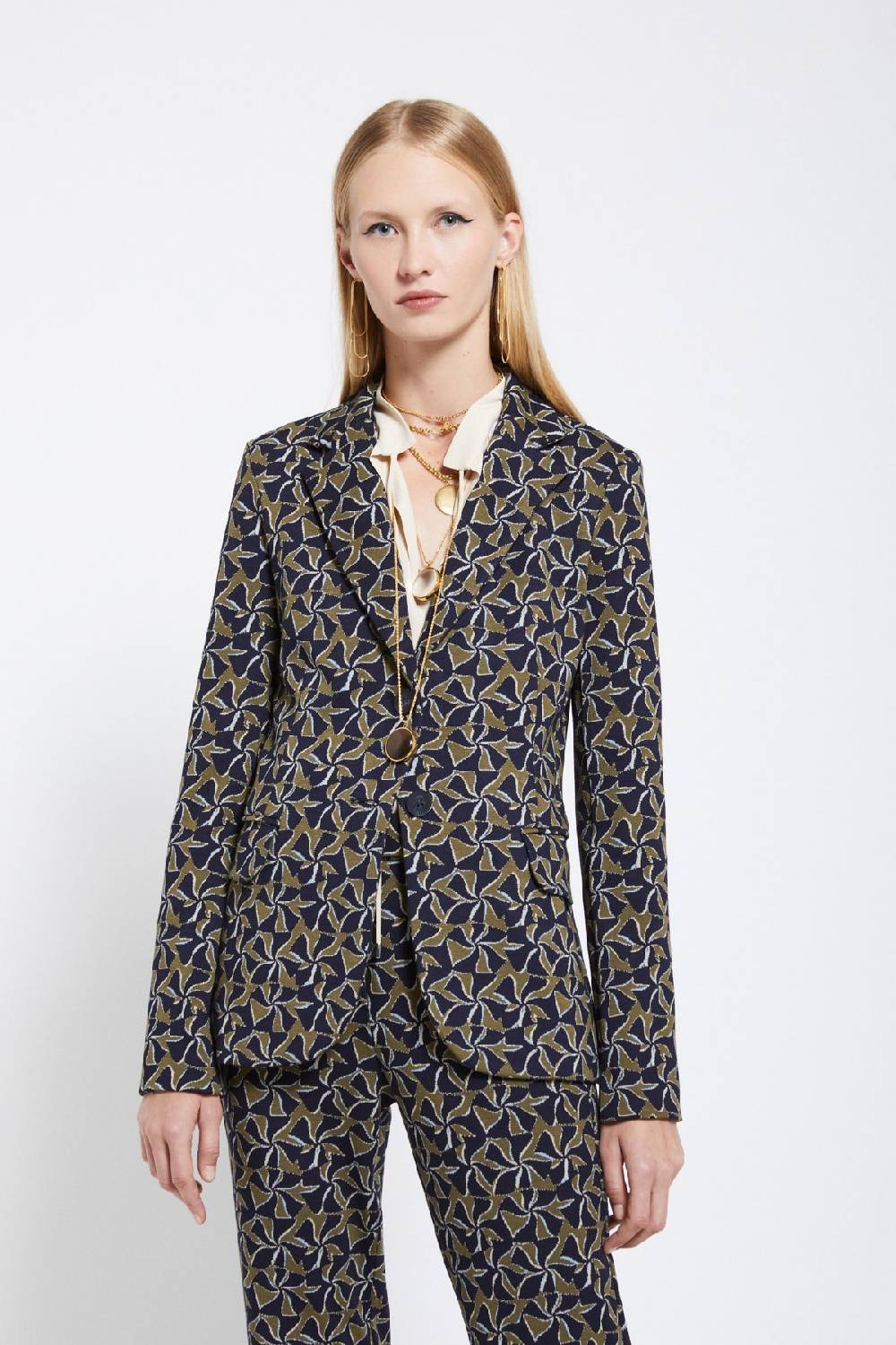 ottod'Ame Printed fit jacket Negozio