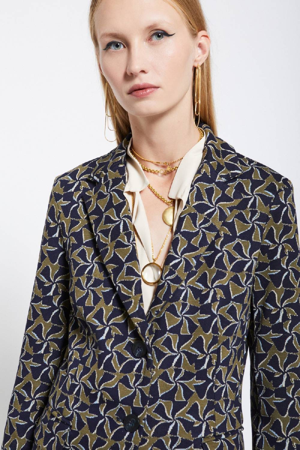 ottod'Ame Printed fit jacket Negozio