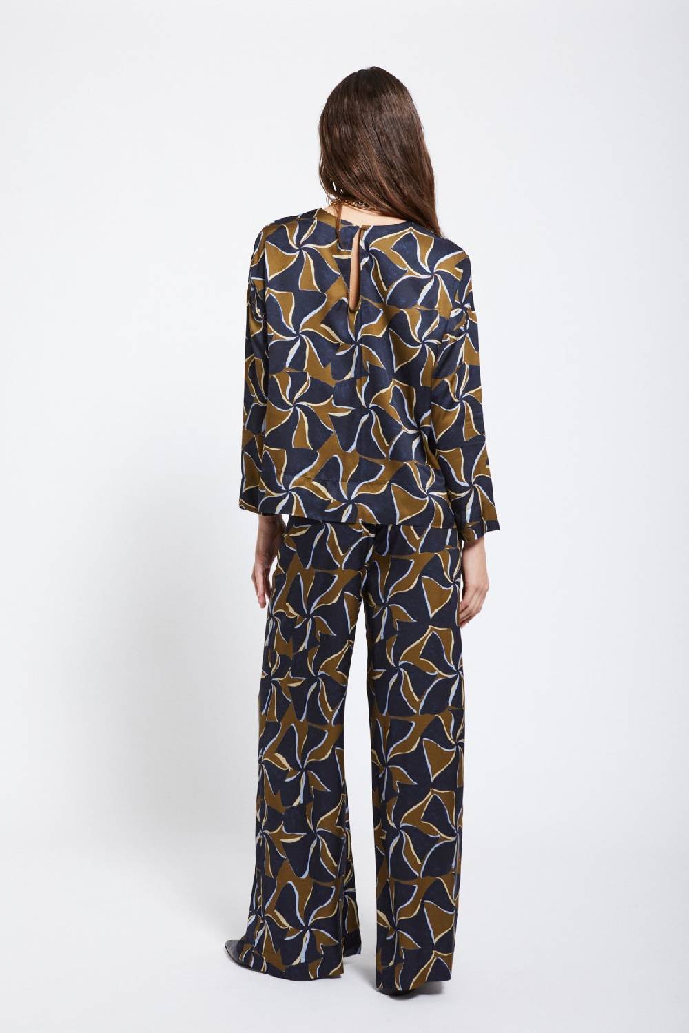 ottod'Ame Viscose palazzo trousers Italia