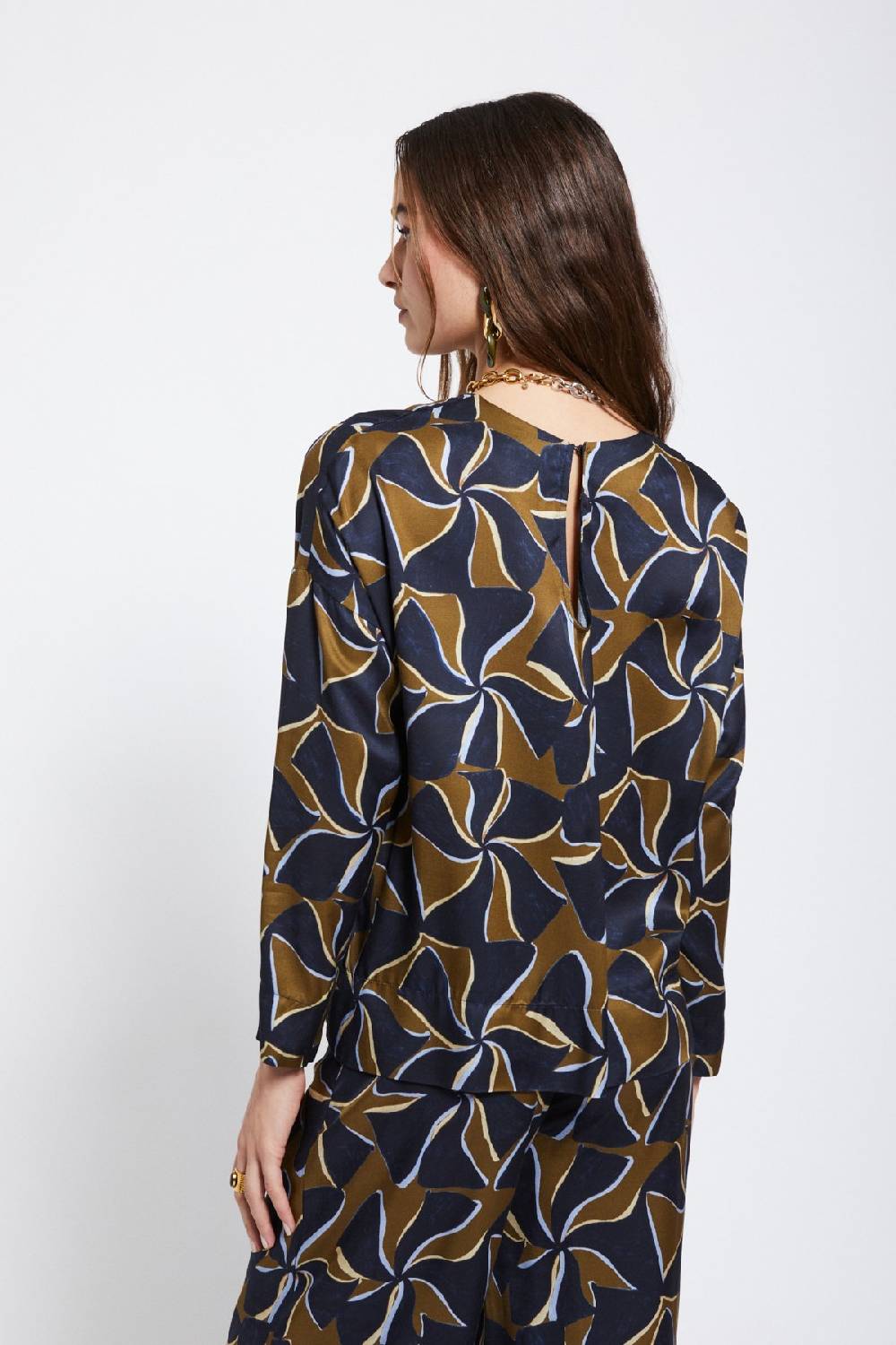 ottod'Ame Viscose blouse with long sleeves 2025