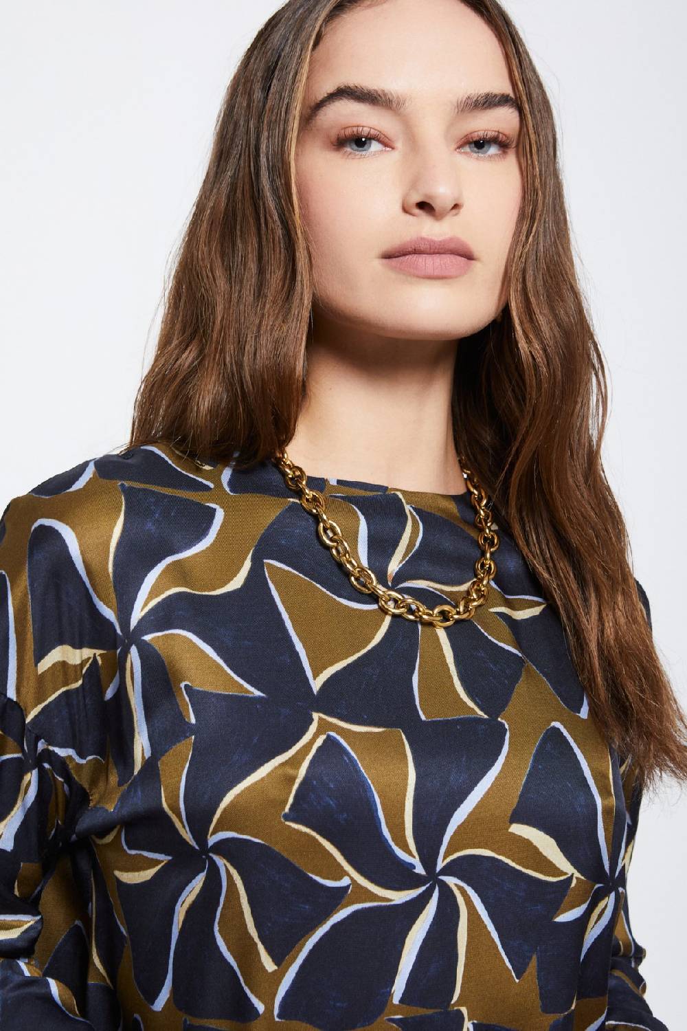 ottod'Ame Viscose blouse with long sleeves 2025