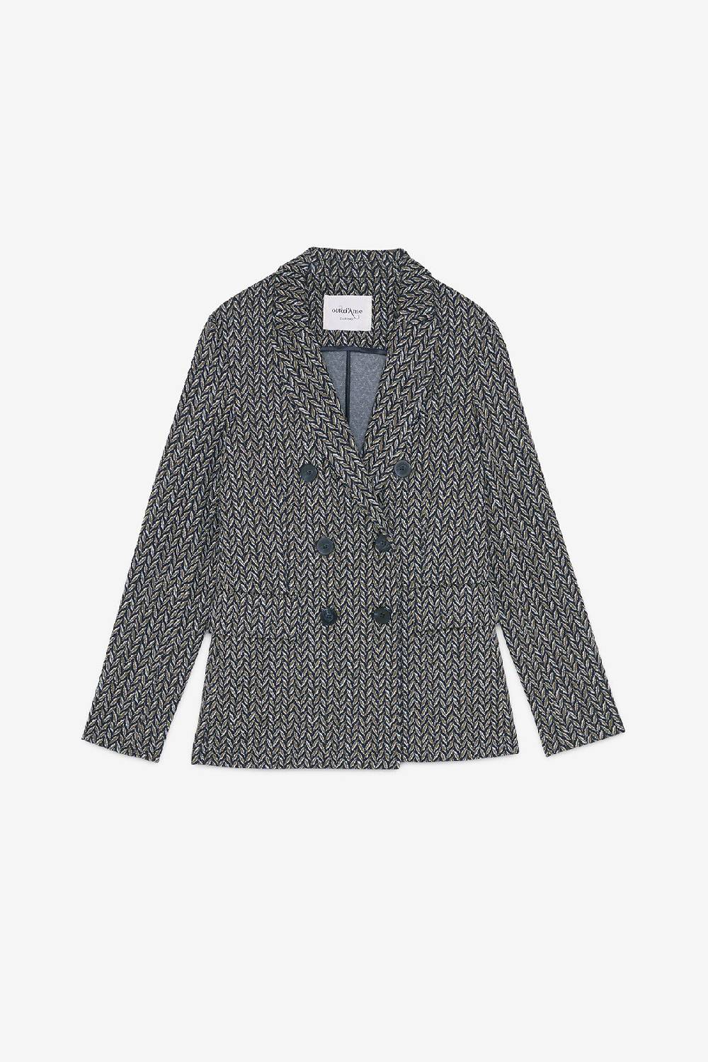 ottod'Ame Double-breasted jacket In Linea