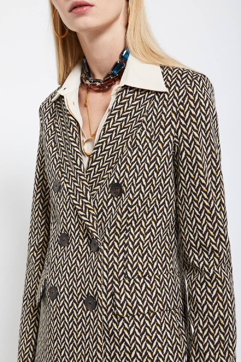ottod'Ame Double-breasted jacket Qualità