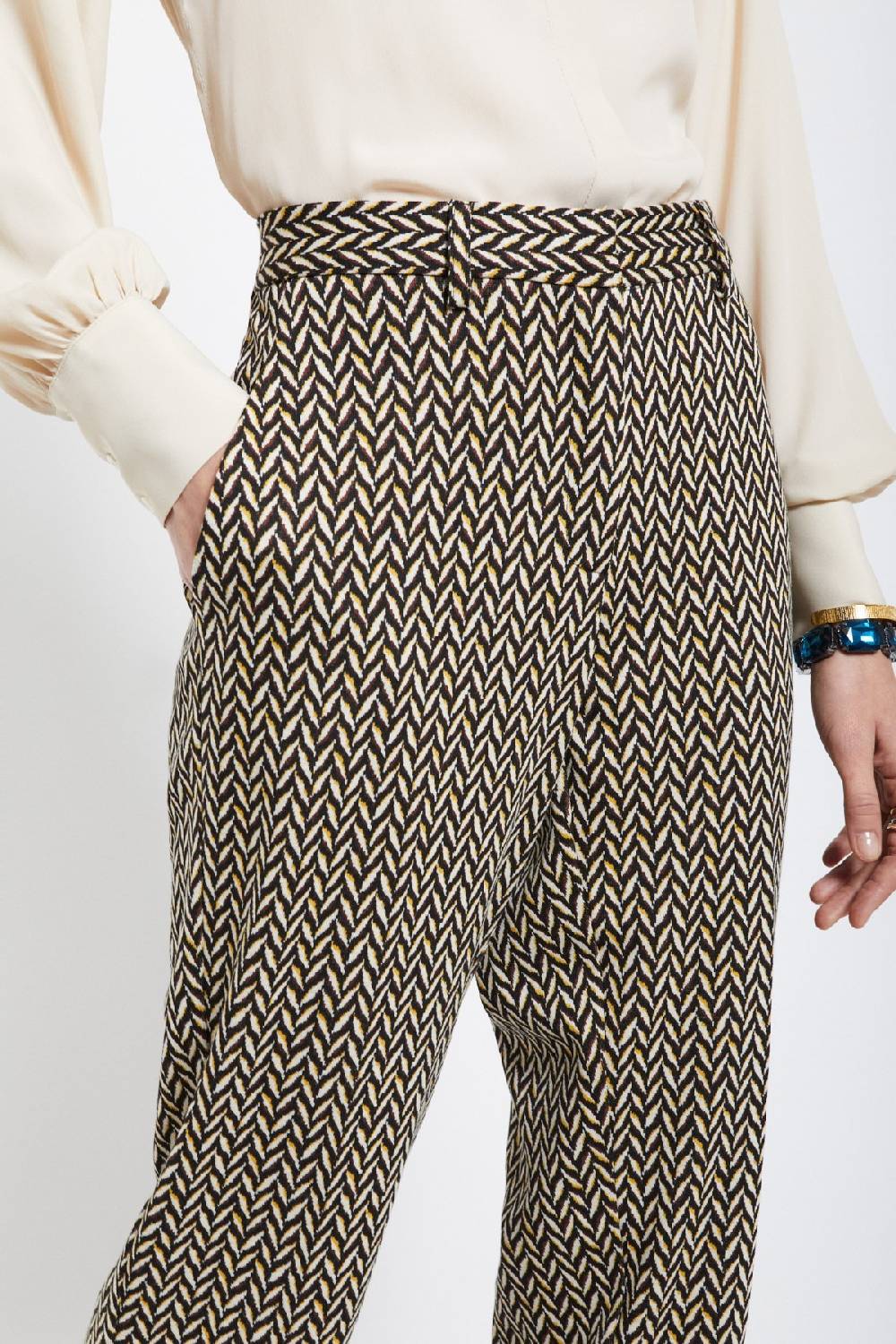 ottod'Ame Anlke lenght trousers Vendita