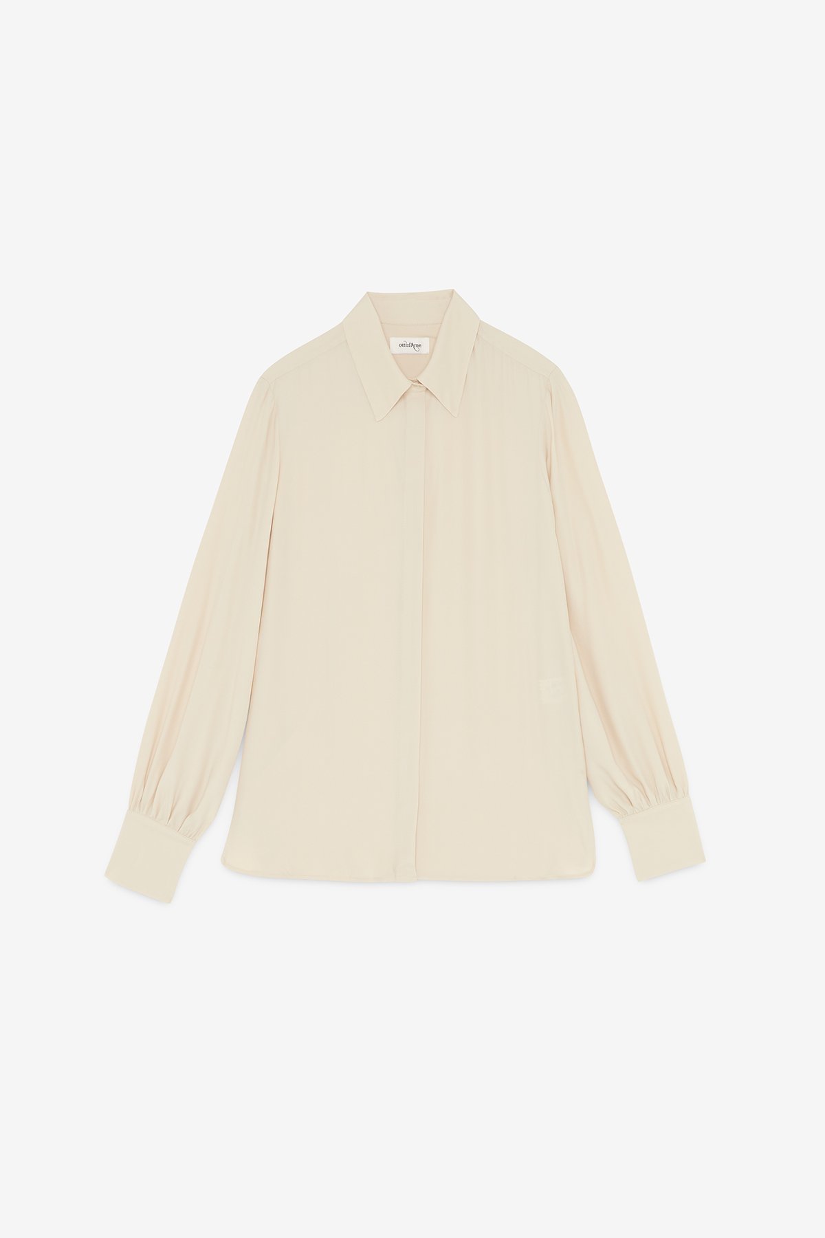 ottod'Ame Silk-blend shirt Pezzi Unici