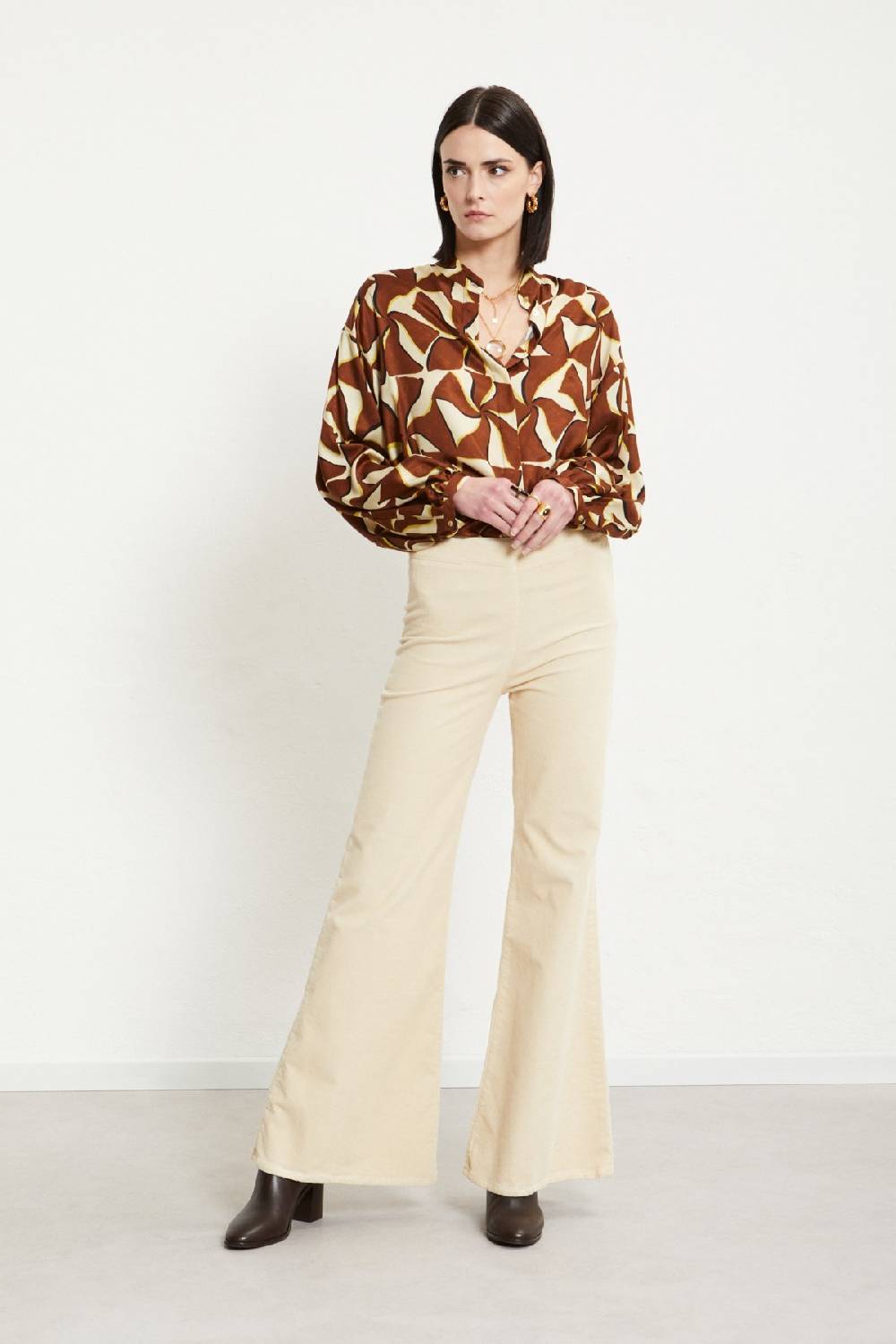 ottod'Ame Velvet flare trousers Acquista Ora