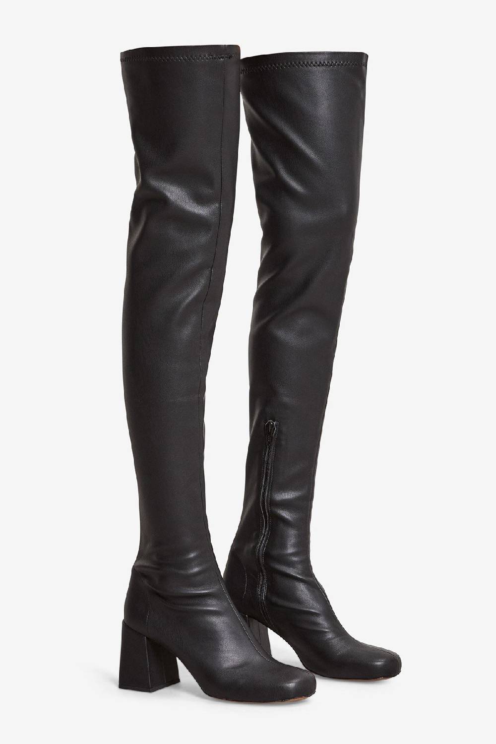 ottod'Ame Leather over-the-knee boots Shopping Online