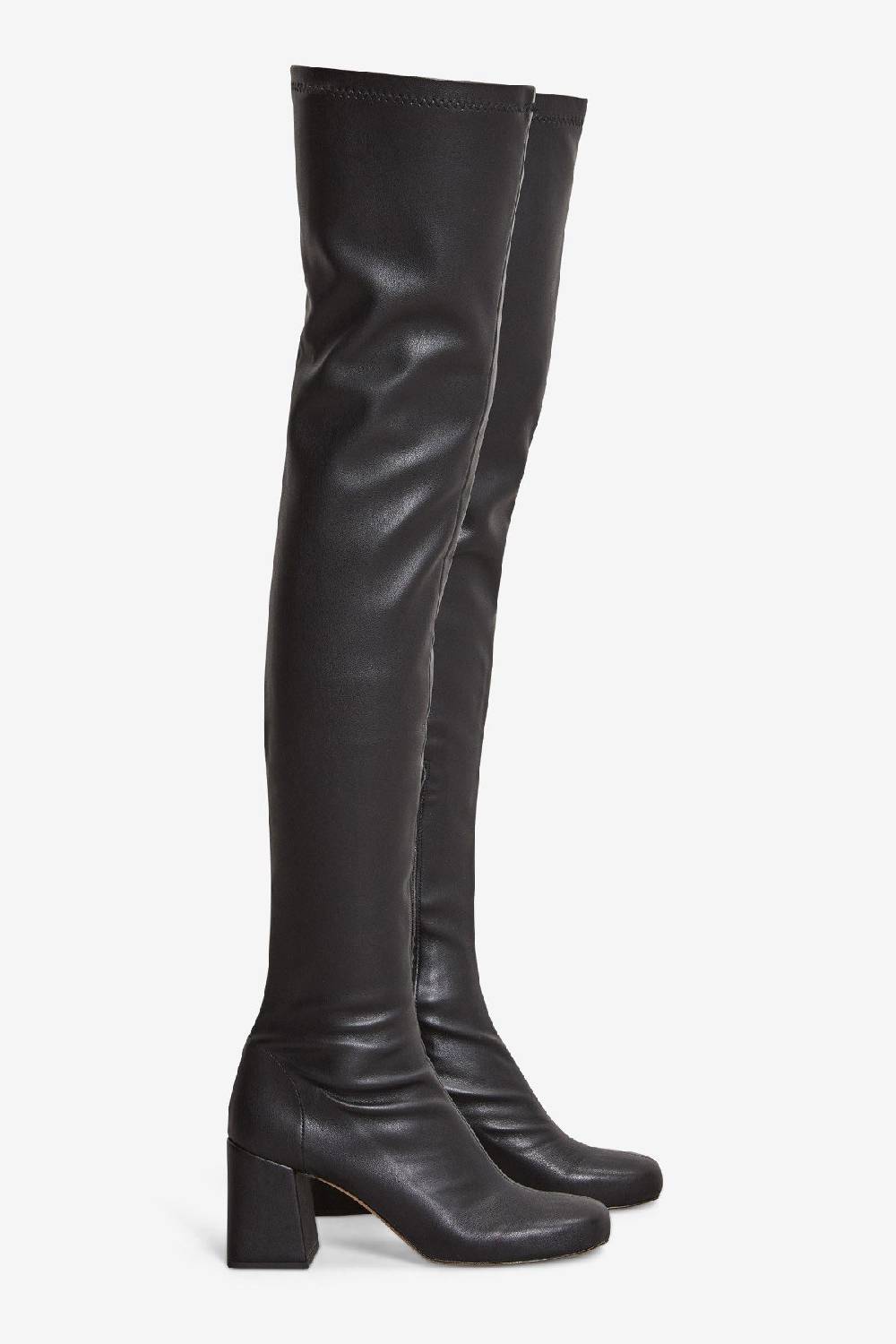 ottod'Ame Leather over-the-knee boots Shopping Online