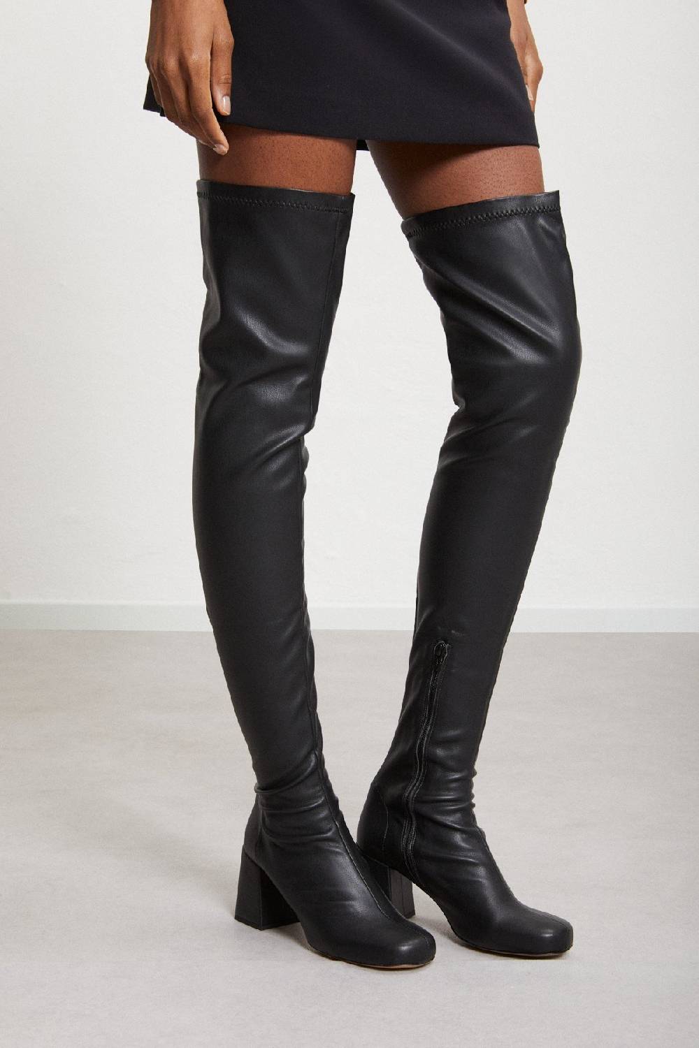 ottod'Ame Leather over-the-knee boots Shopping Online