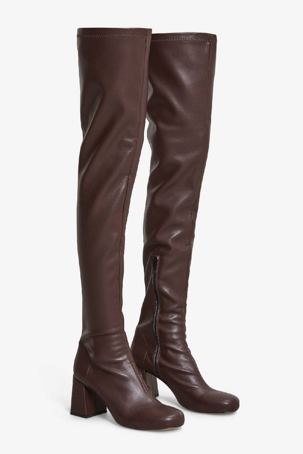 ottod'Ame Leather over-the-knee boots Affare Del Giorno