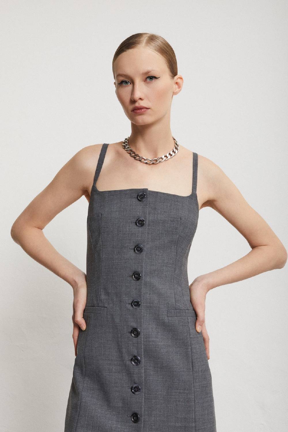 ottod'Ame Short dress with buttons Sottocosto