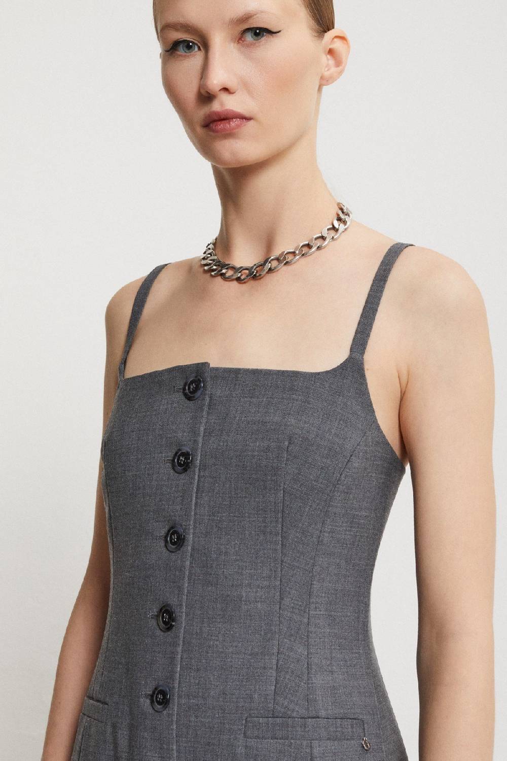ottod'Ame Short dress with buttons Sottocosto