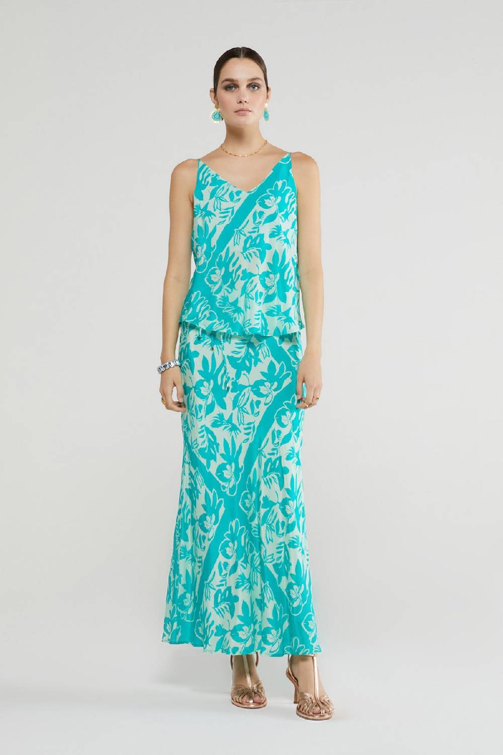ottod'Ame Printed viscose top Saldi