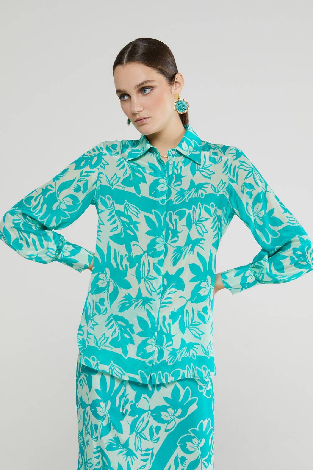 ottod'Ame Printed viscose shirt Offerte