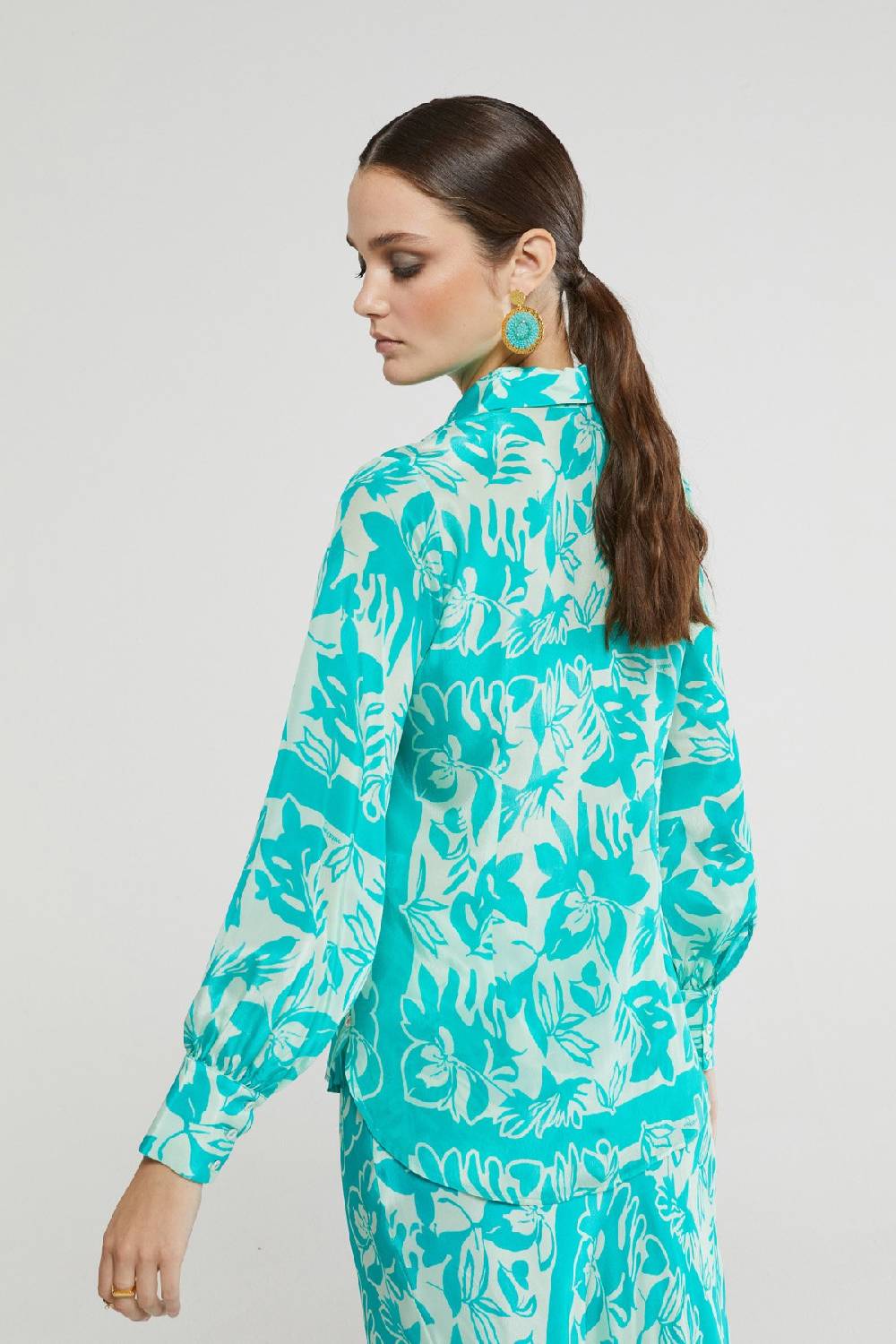 ottod'Ame Printed viscose shirt Offerte