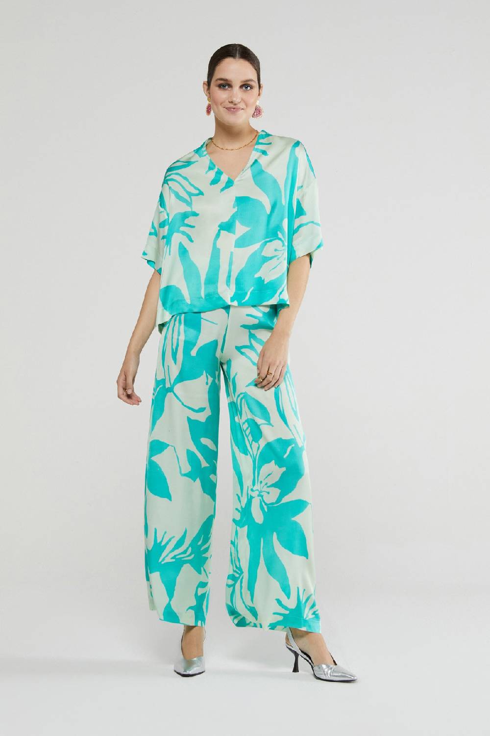 ottod'Ame Printed viscose sweater Hotsell