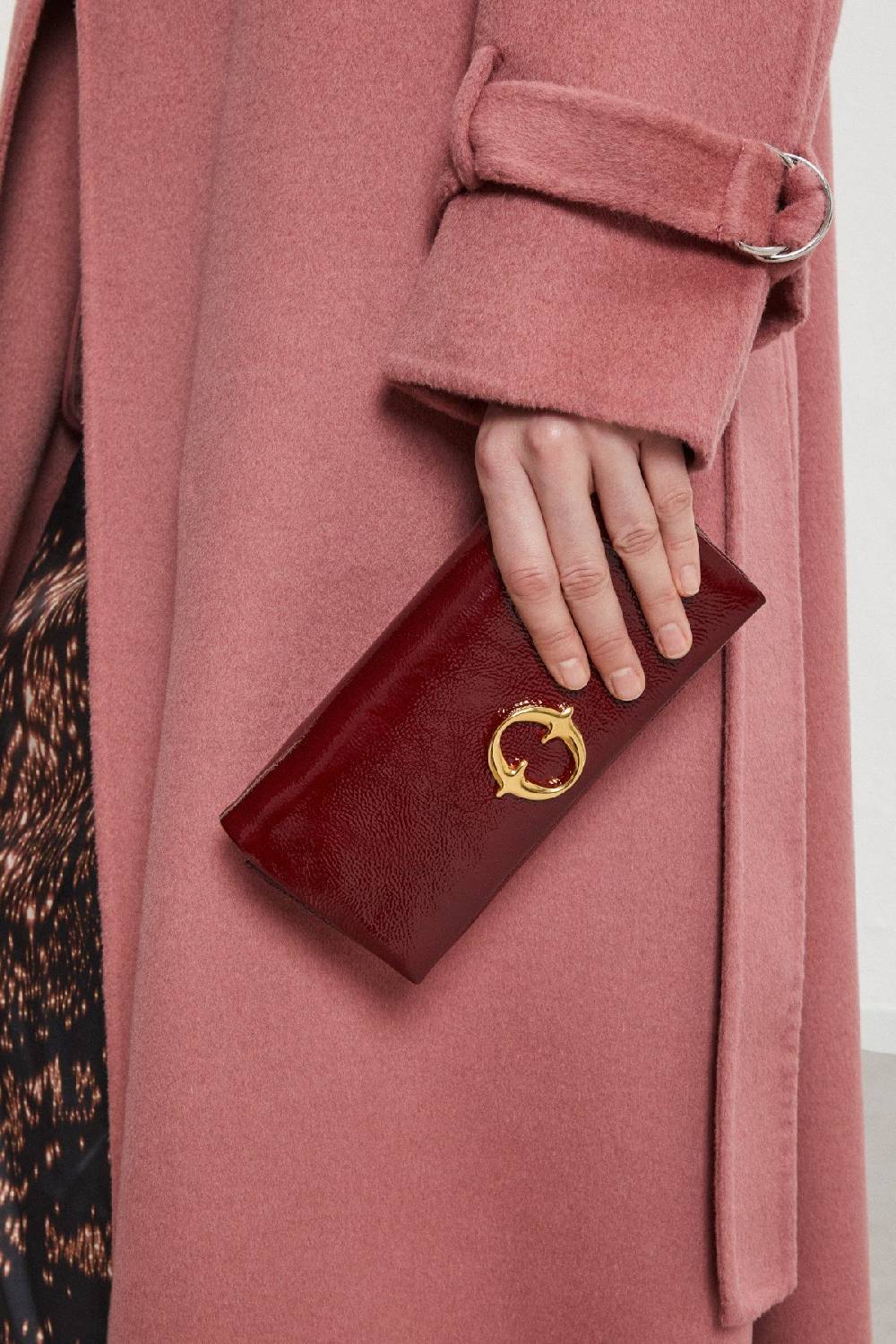 ottod'Ame Leather juicy bag In Linea