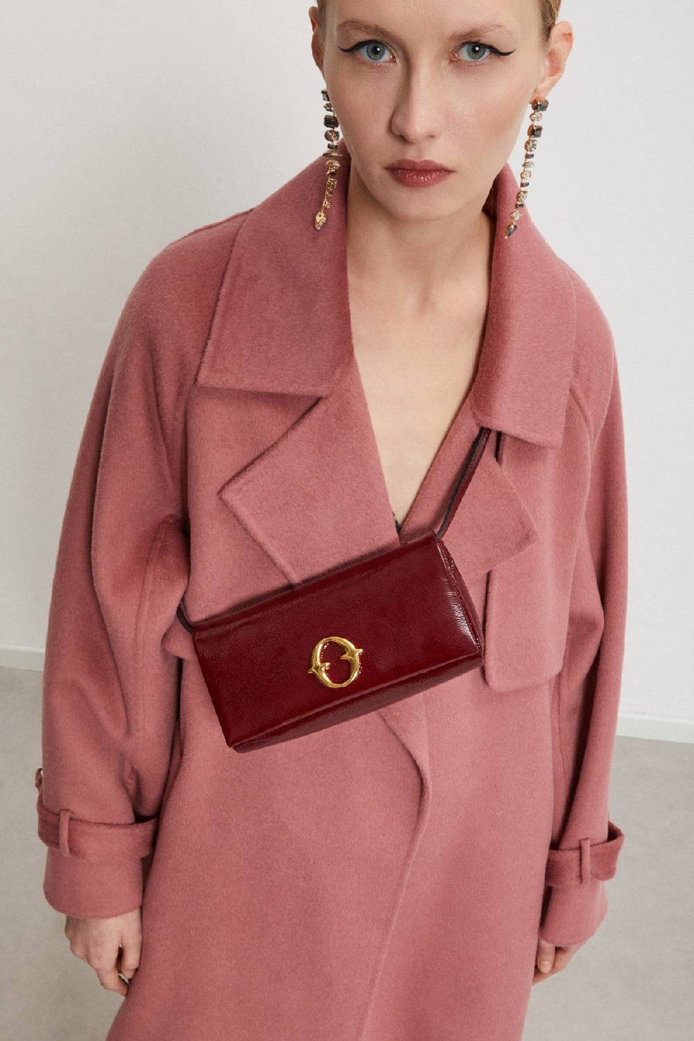 ottod'Ame Leather juicy bag In Linea