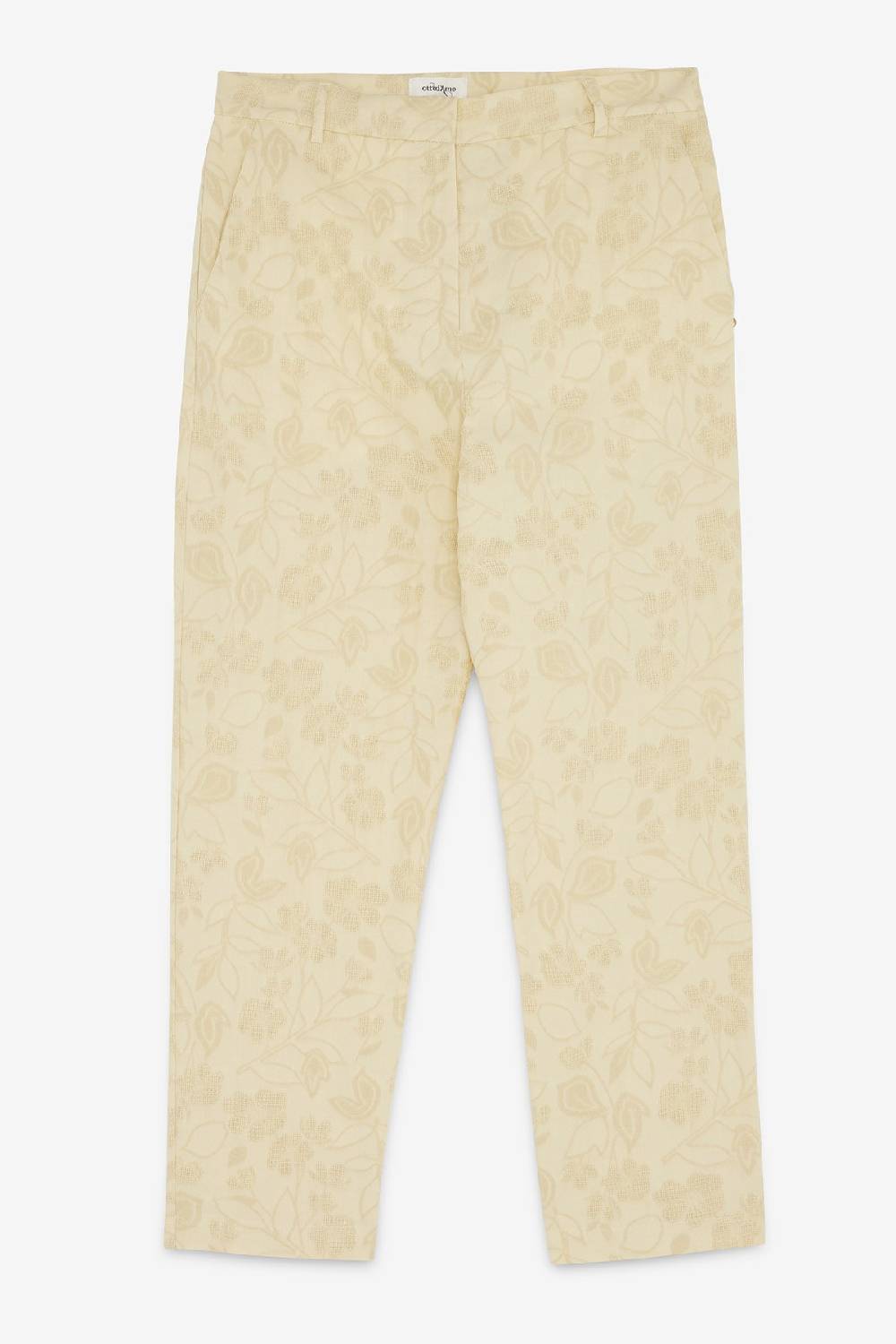 ottod'Ame Linen blend trousers with embroidery Nuovo