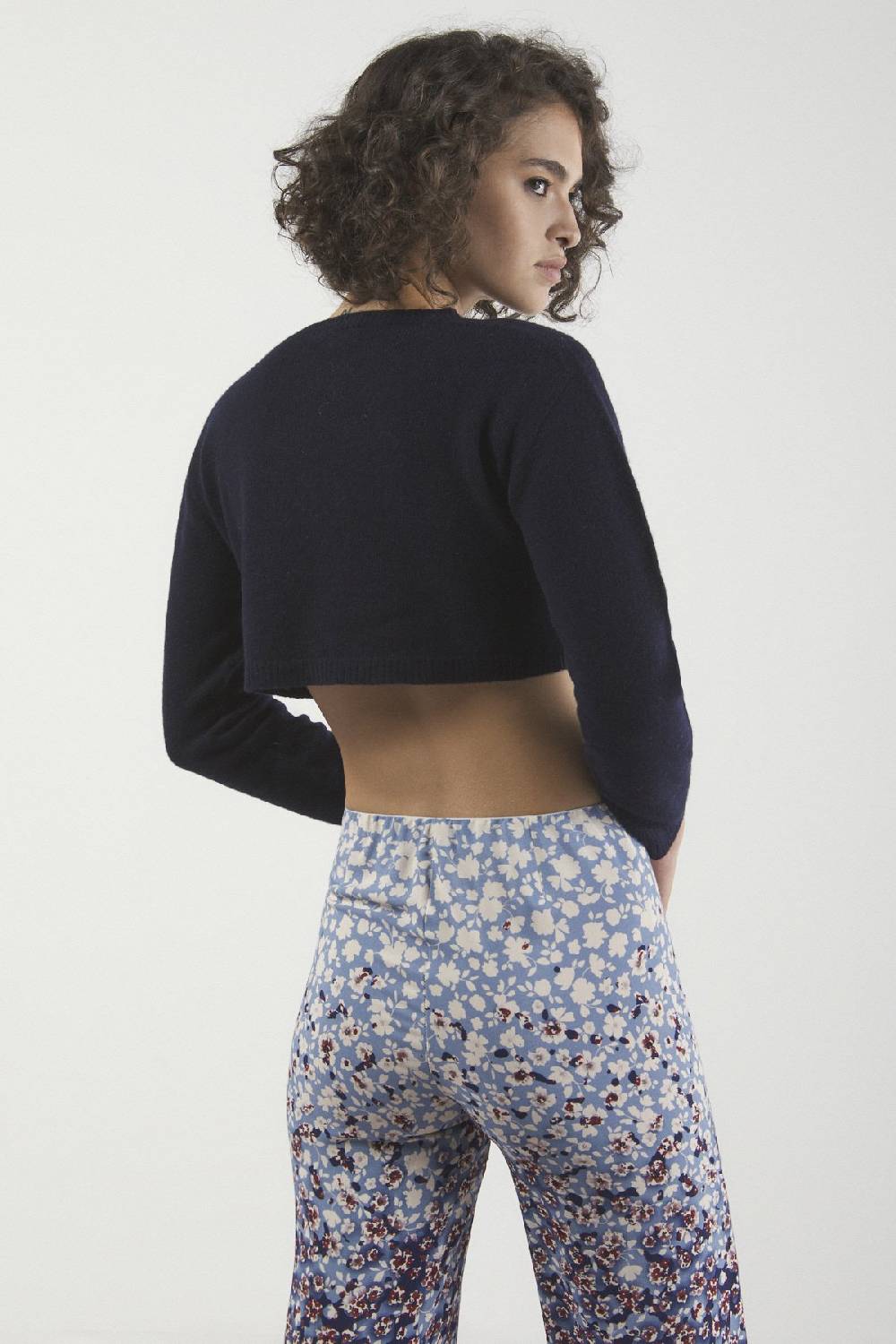ottod'Ame Cashmire blend cropped sweater Qualità