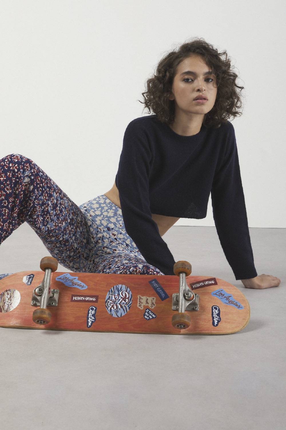 ottod'Ame Cashmire blend cropped sweater Qualità