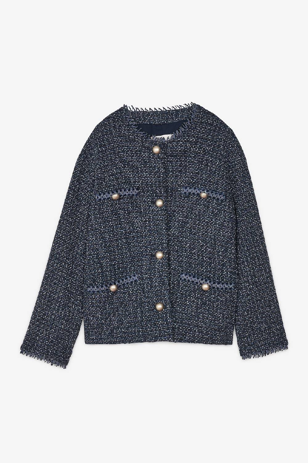 ottod'Ame Tweed jacket with buttons Vendita