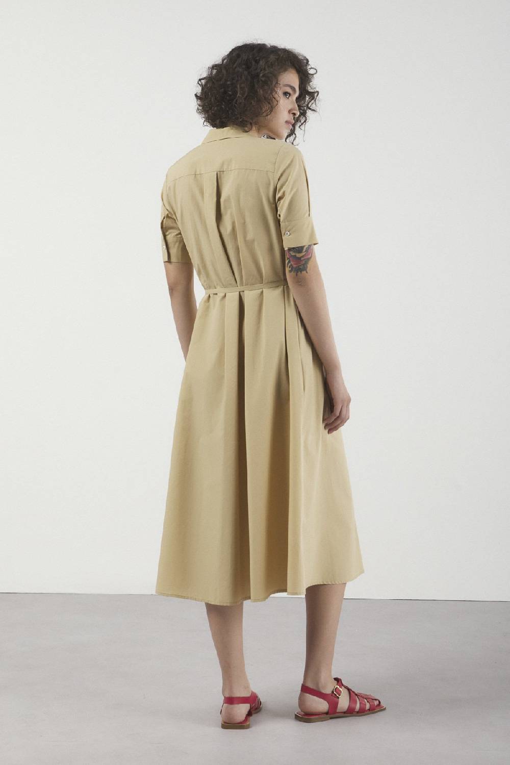 ottod'Ame Poplin midi chemisier Outlet