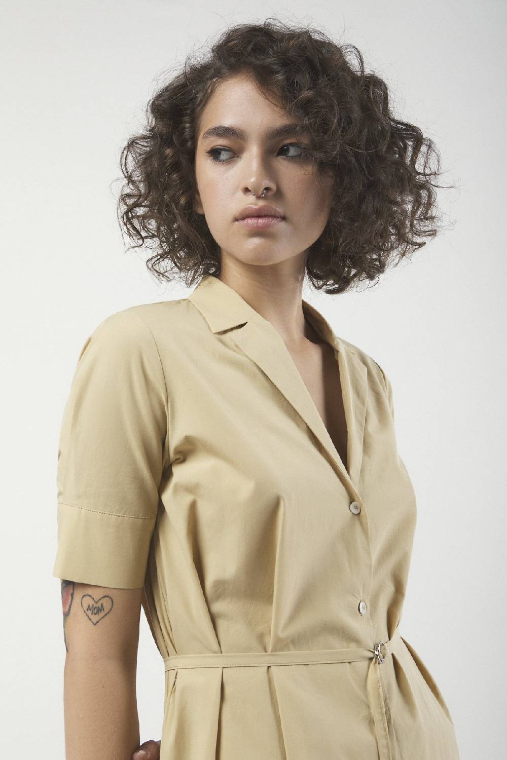 ottod'Ame Poplin midi chemisier Outlet