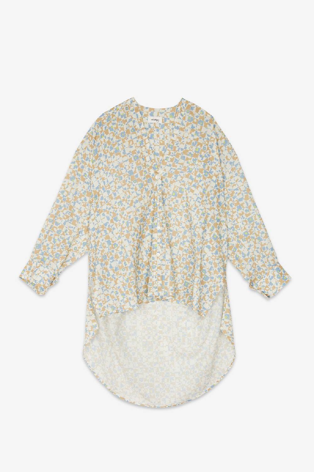 ottod'Ame Printed oversize shirt Hotsell