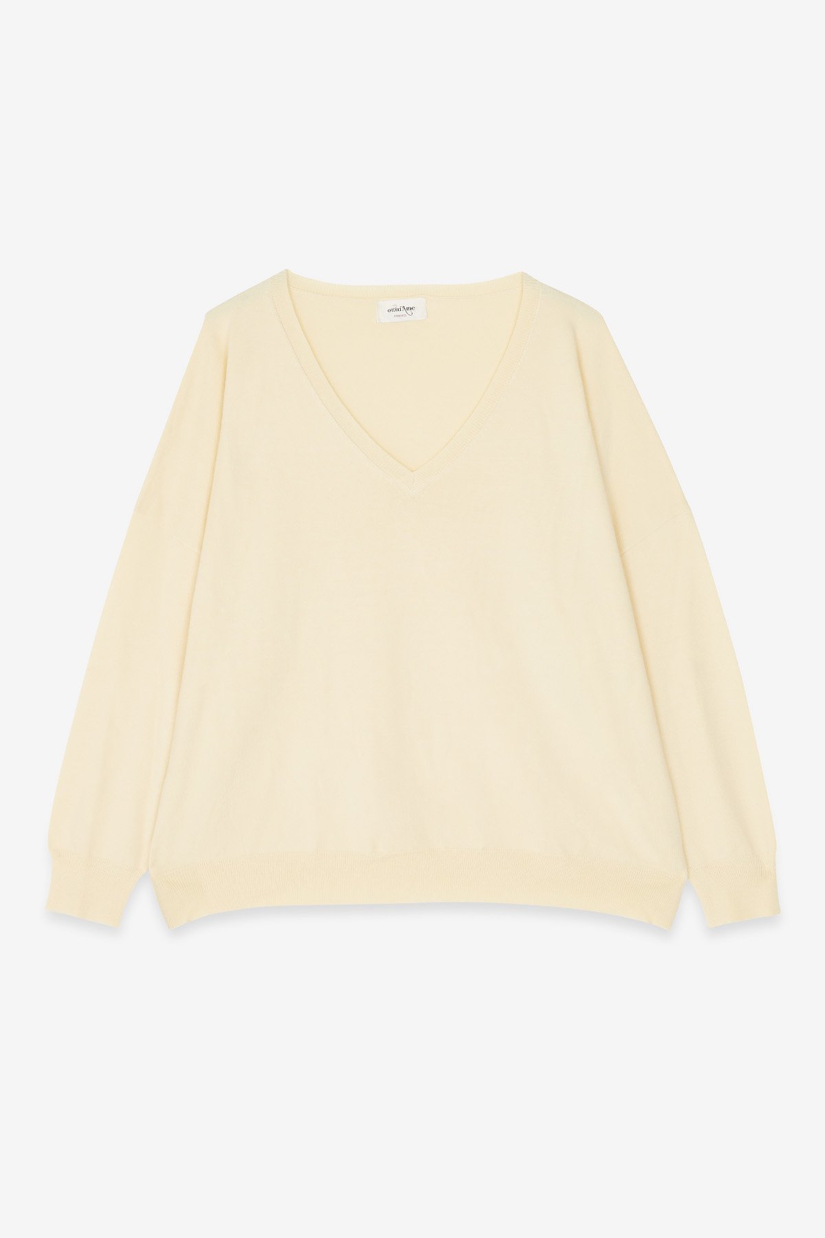ottod'Ame Viscose blend smooth sweater Vendita Calda