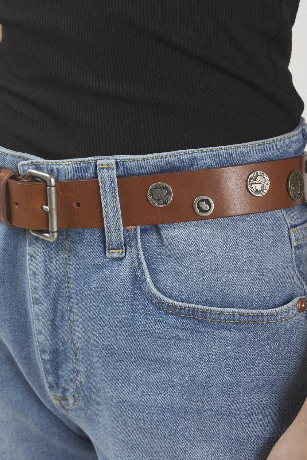 ottod'Ame Leather belt Nuova