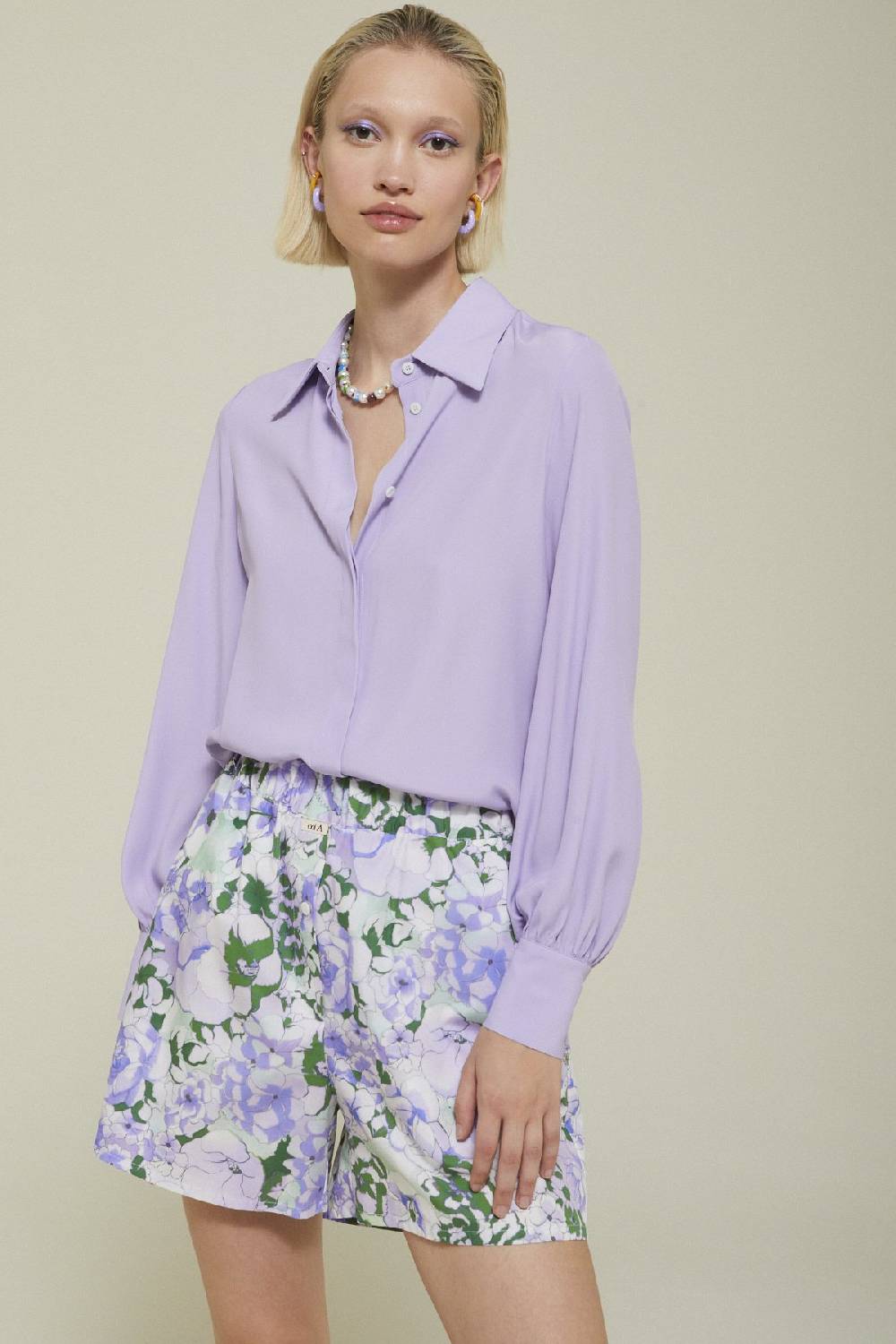ottod'Ame Silk blend shirt In Linea