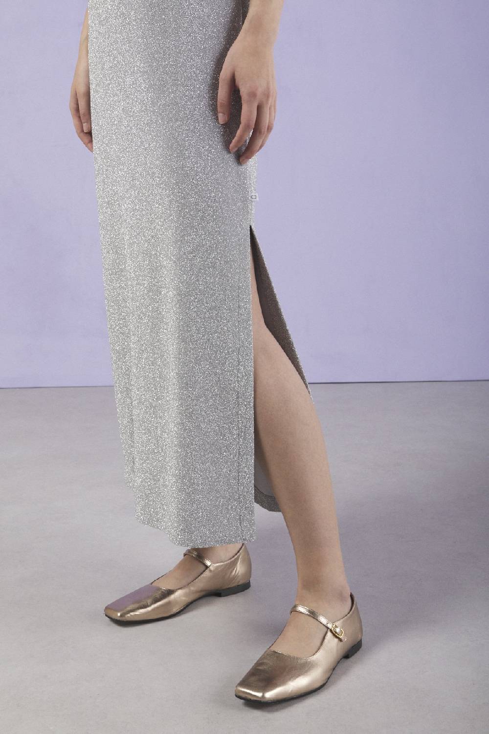 ottod'Ame Long dress with lurex Nuovo