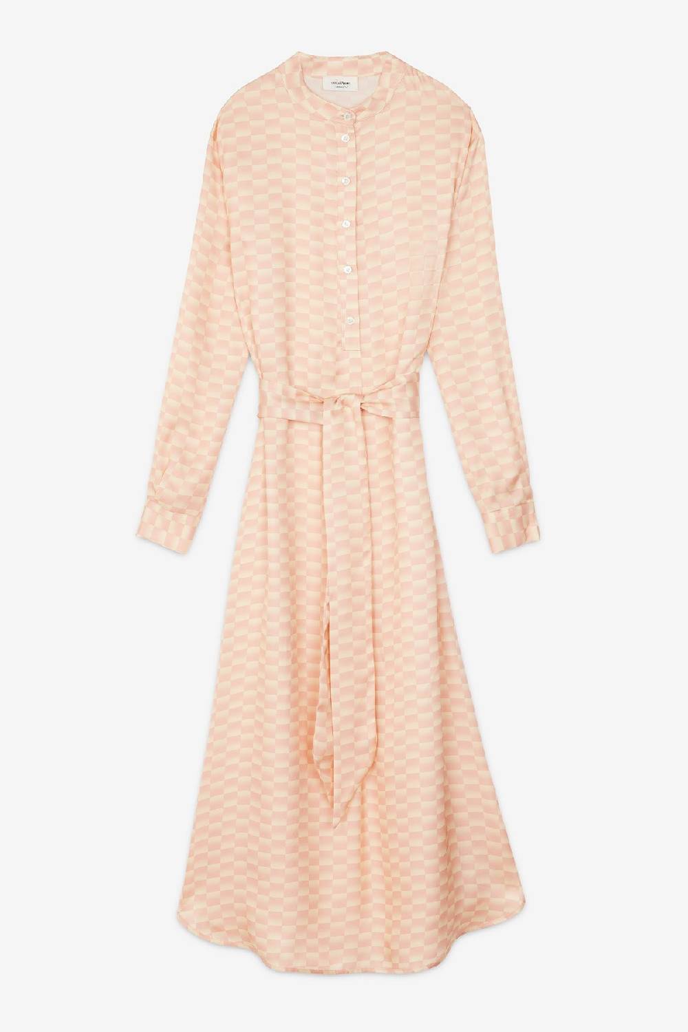 ottod'Ame Viscose long dress with sash Spedizione Gratuita