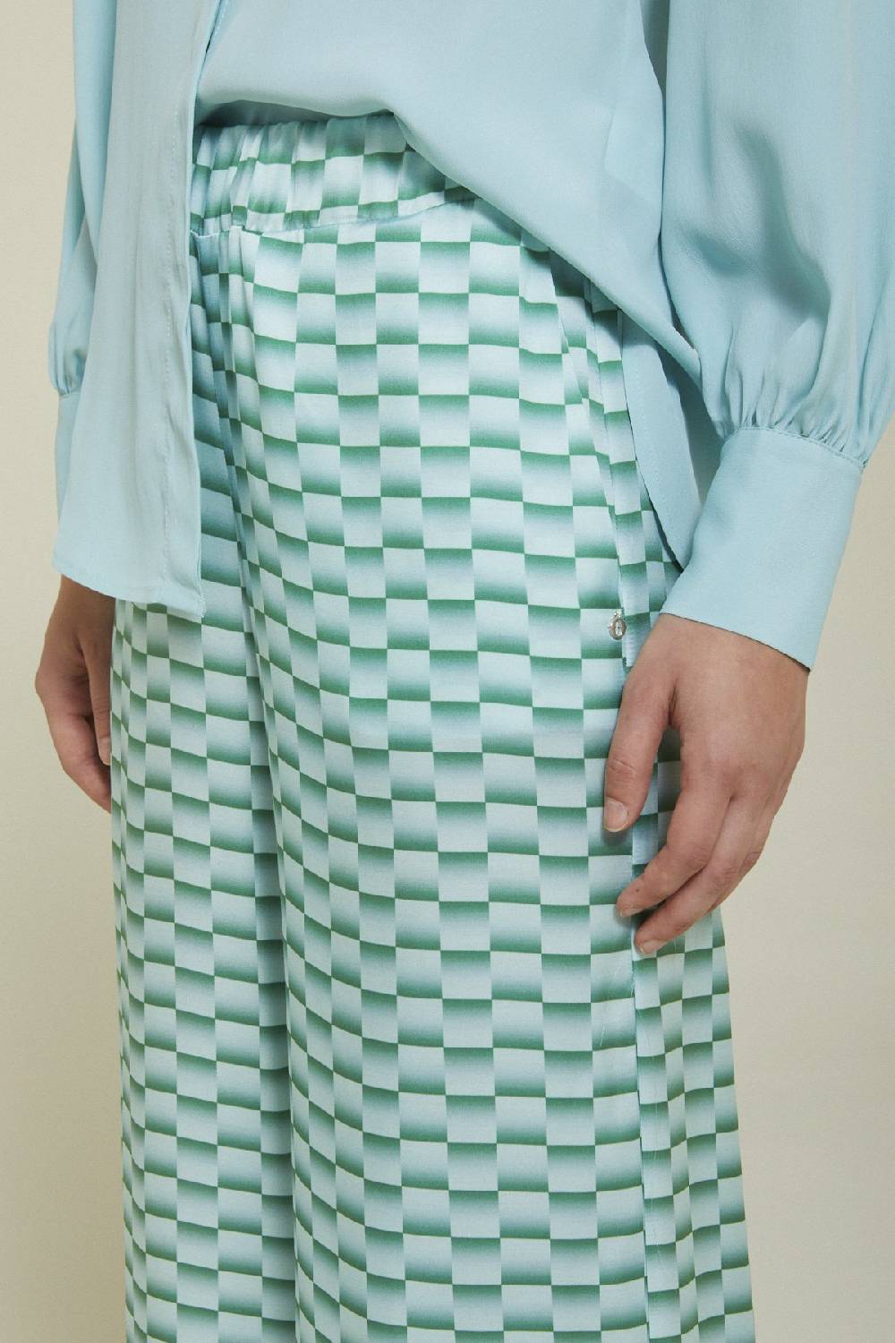 ottod'Ame Viscose palazzo trousers Qualità Garantita