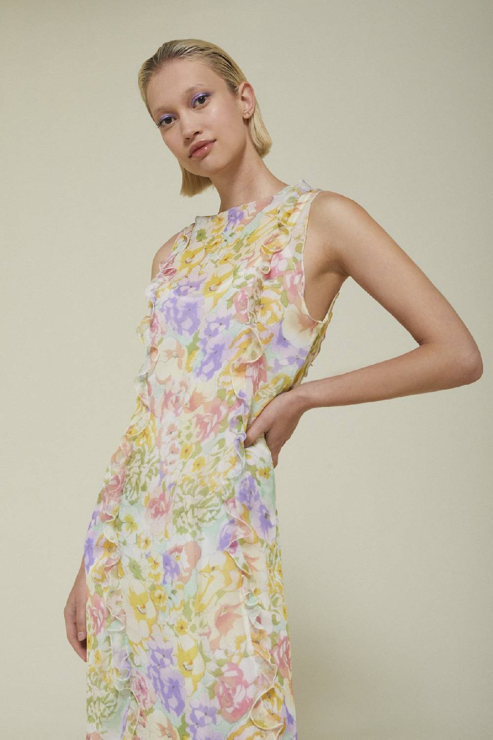 ottod'Ame Viscose midi dress Shopping Online