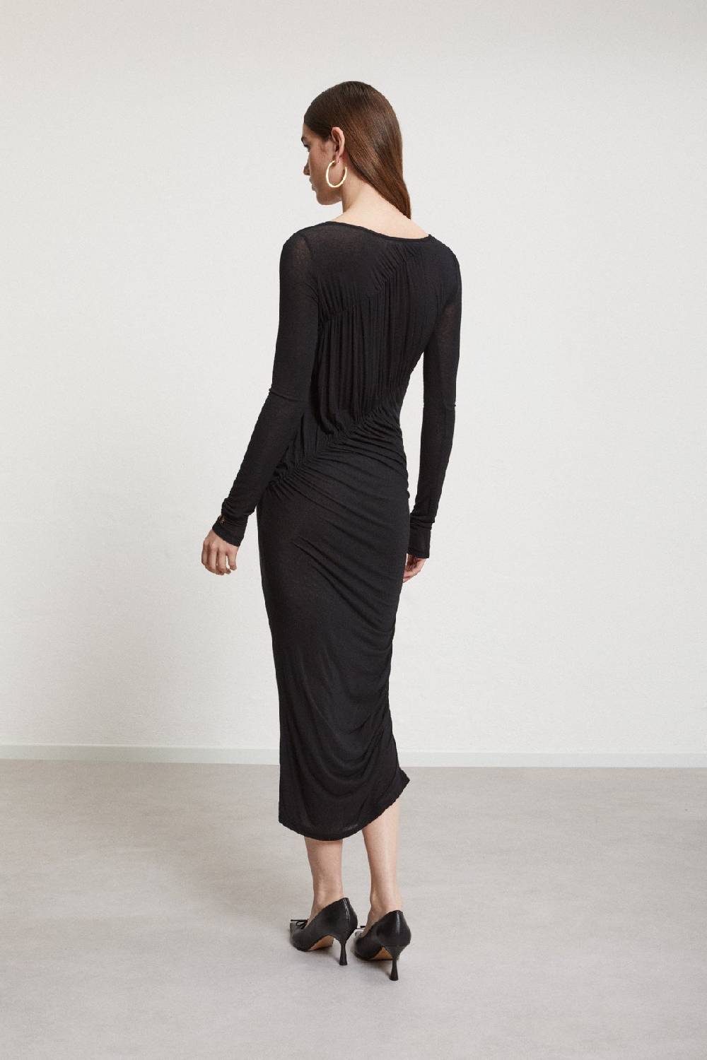 ottod'Ame Stretch viscose long dress Sottocosto
