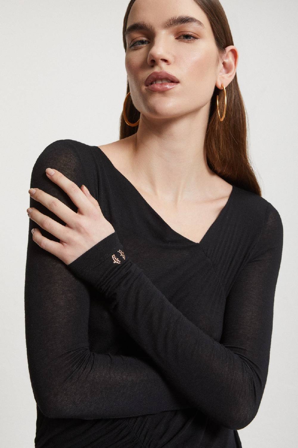 ottod'Ame Stretch viscose long dress Sottocosto