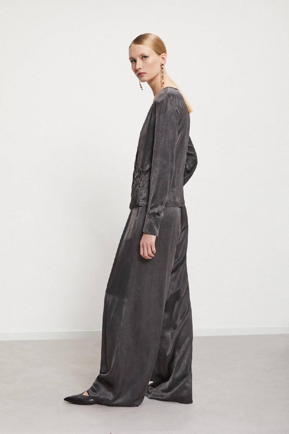 ottod'Ame Viscose palazzo trousers Novità