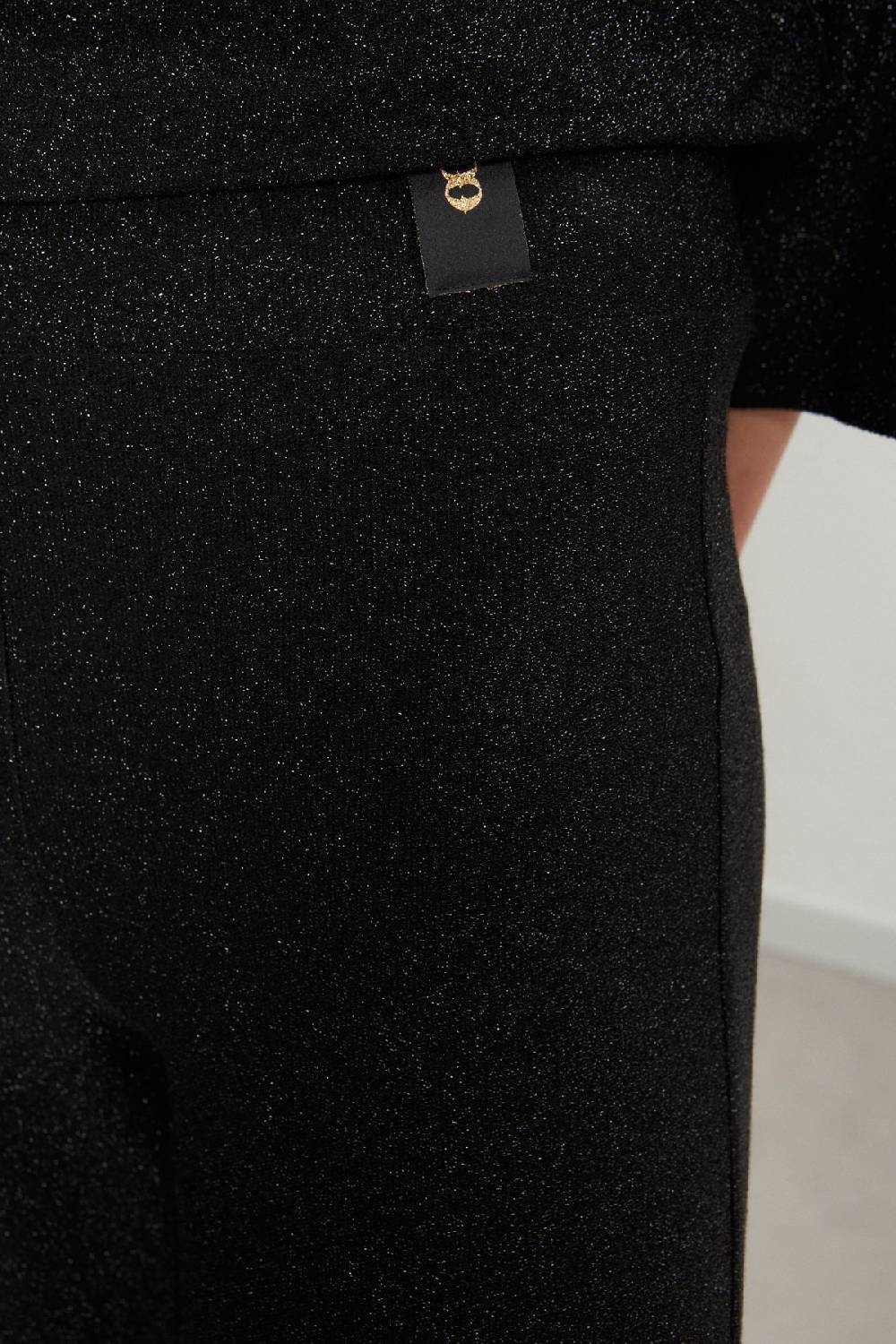 ottod'Ame Viscose trousers with lurex Sconto