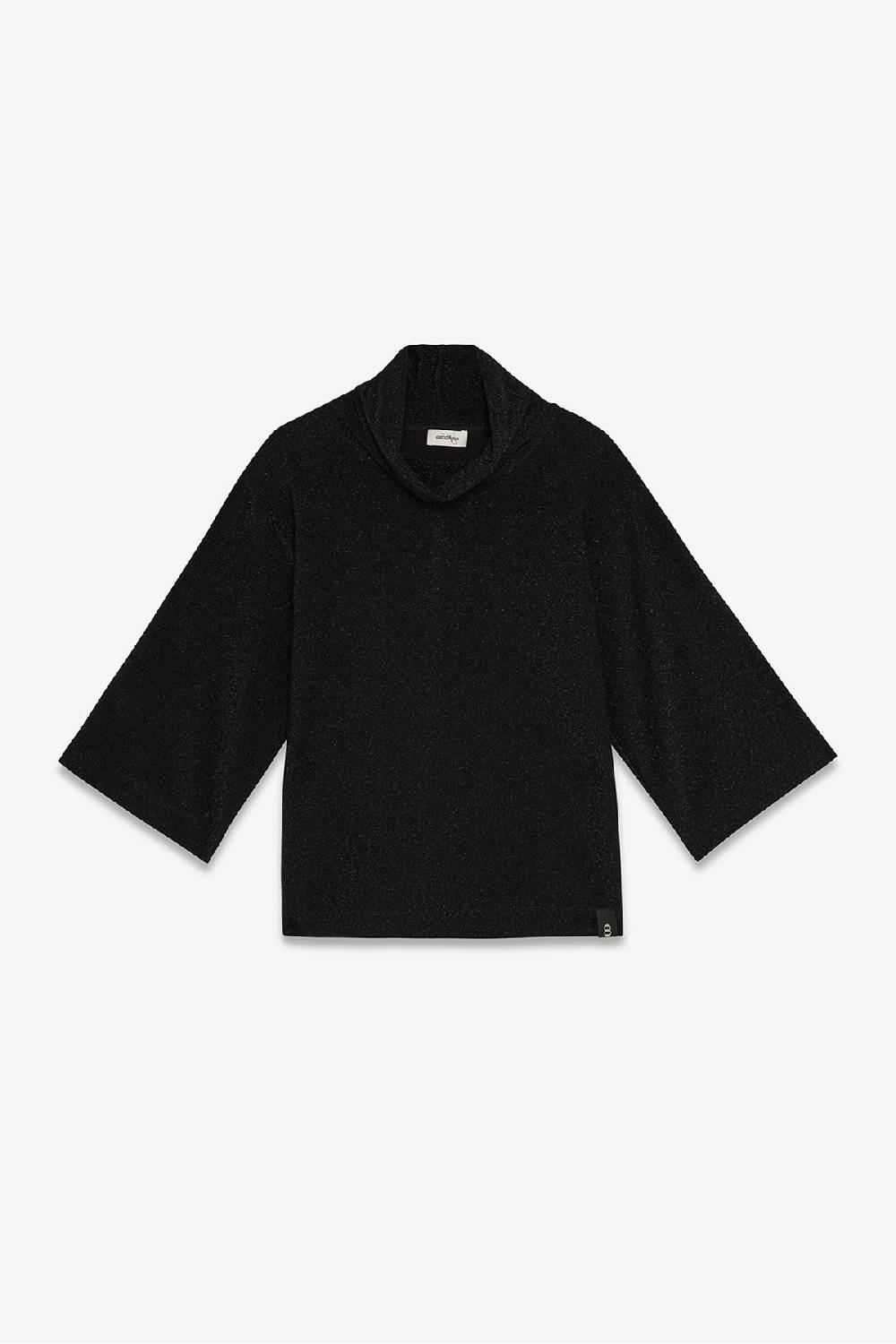 ottod'Ame Viscose blouse with lurex and flared sleeves Offerta