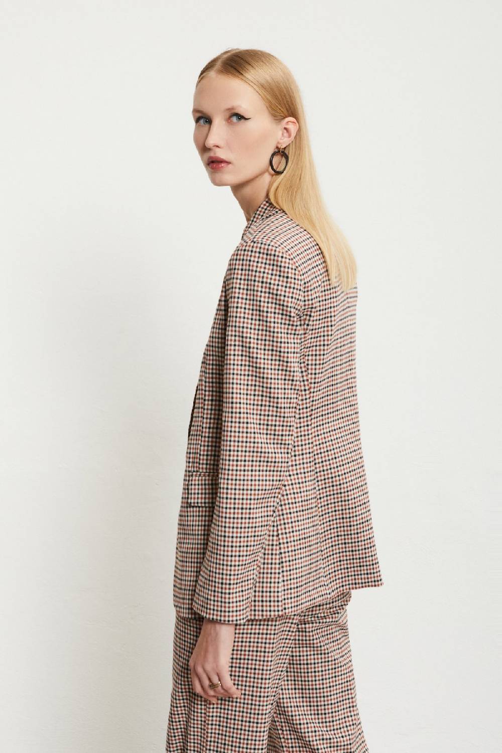 ottod'Ame Printed check jacket In Vendita