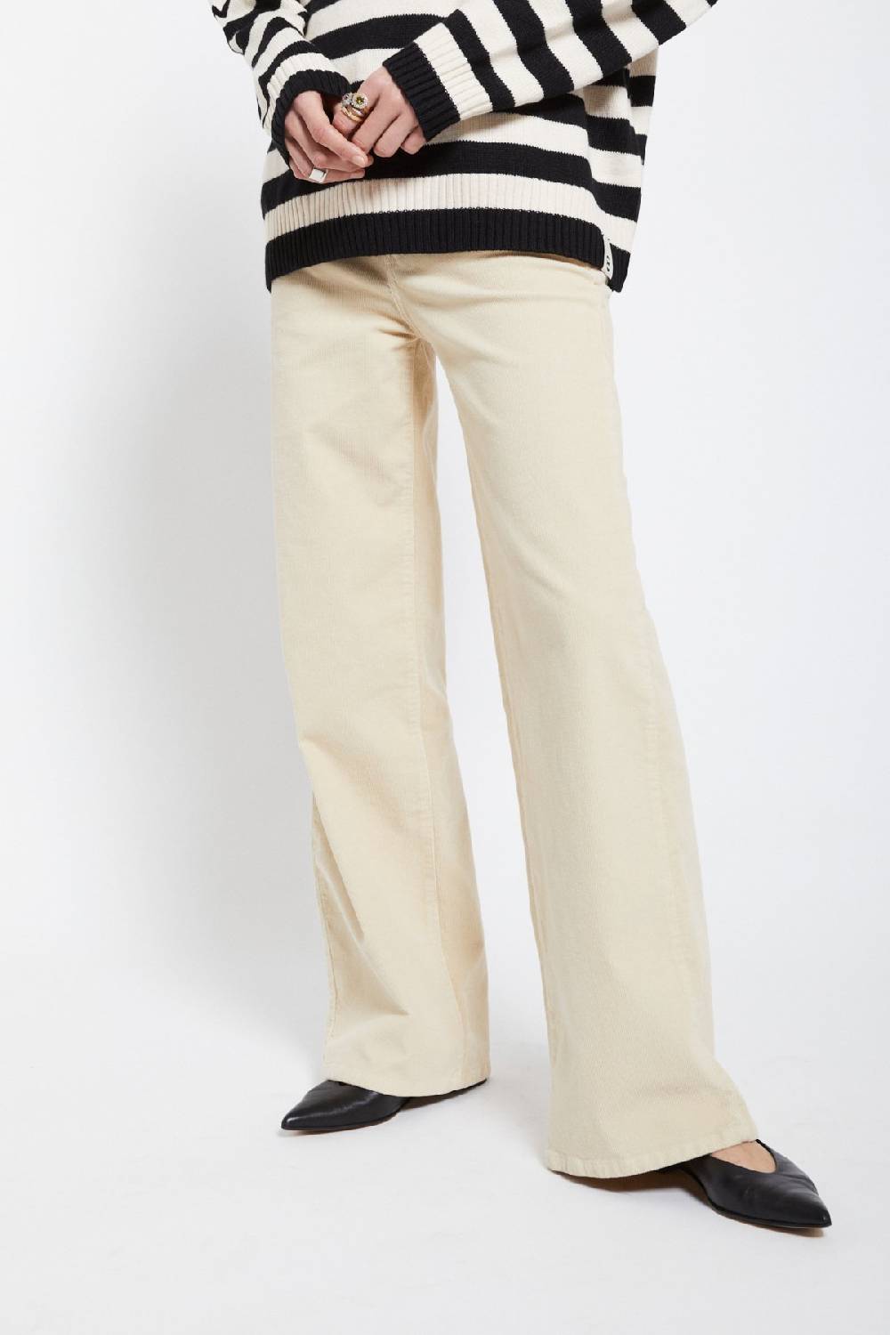 ottod'Ame Velvet palazzo trousers Vendita Calda