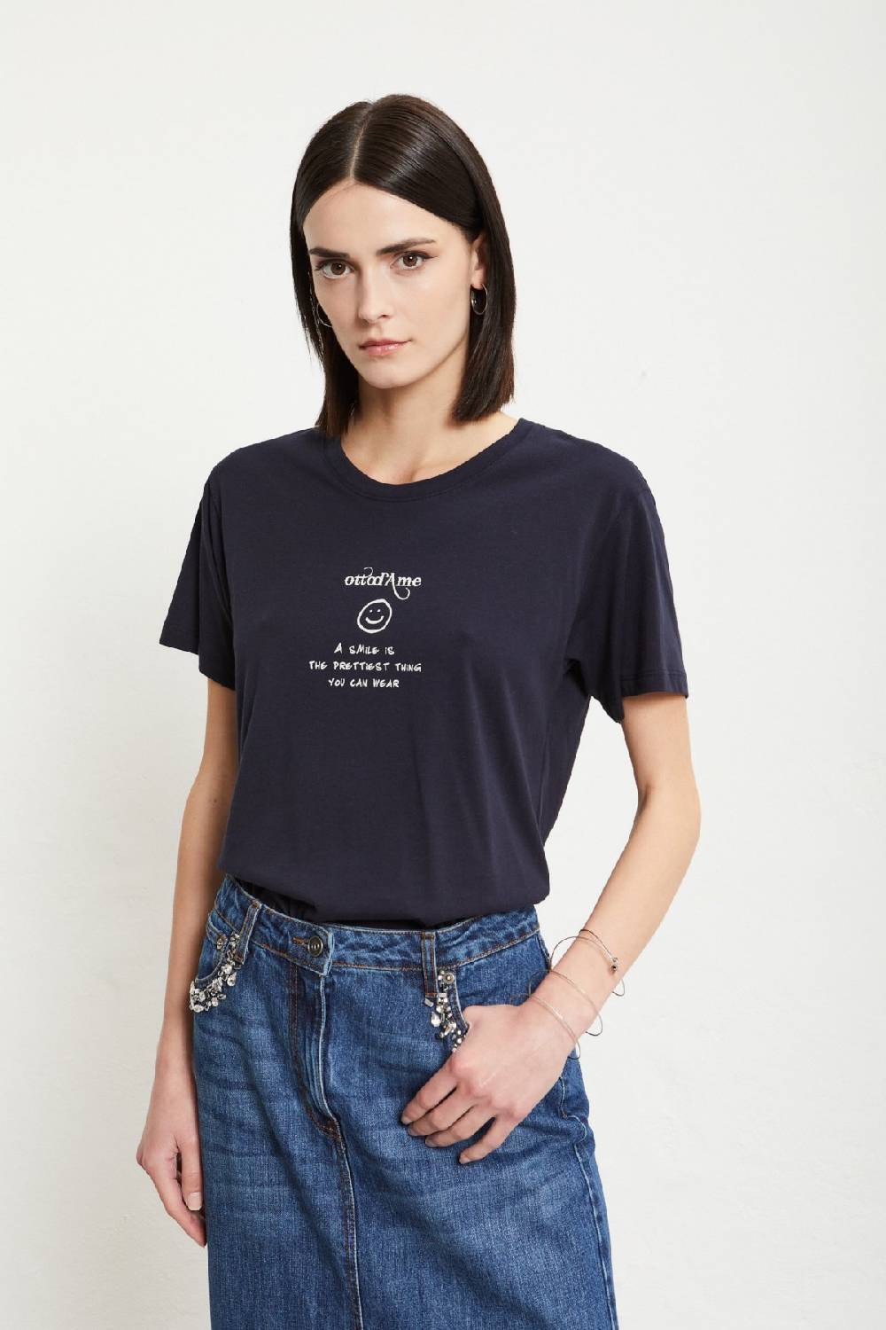ottod'Ame Cotton t-shirt Saldi Di Fabbrica
