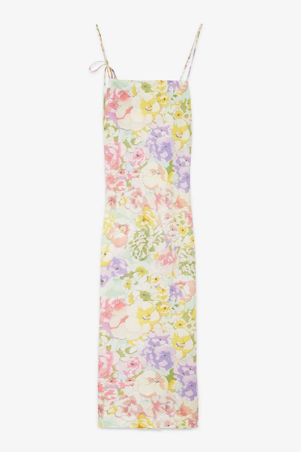 ottod'Ame Cotton midi dress with slit Nuova
