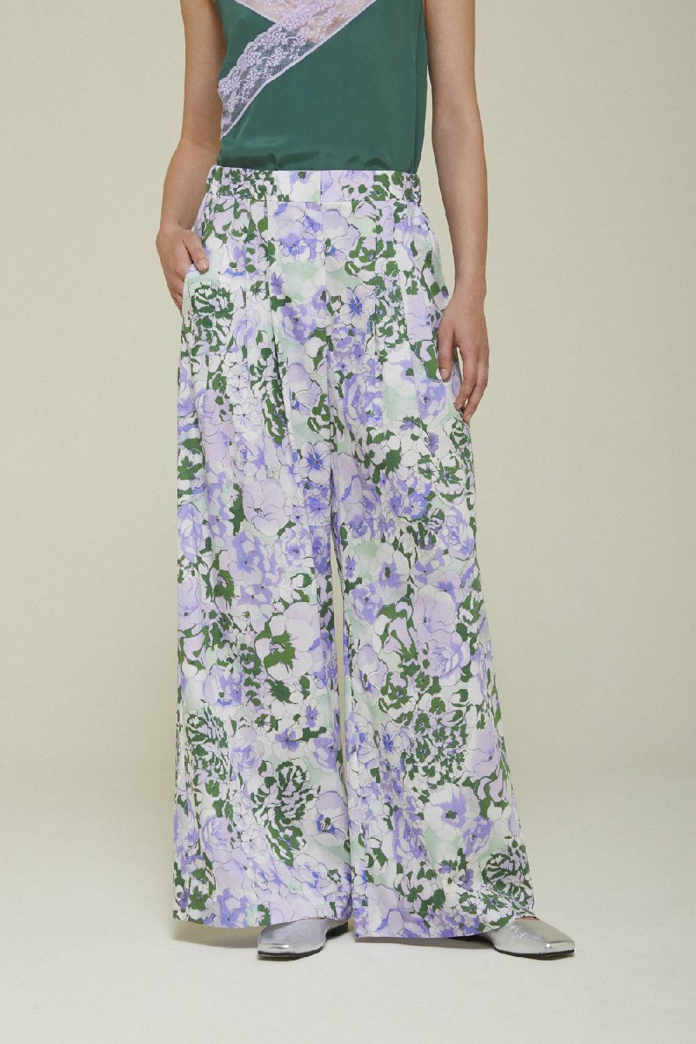 ottod'Ame Cotton palazzo trousers Italy