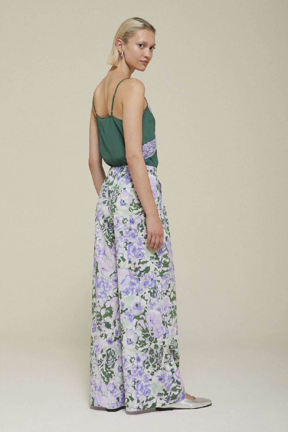ottod'Ame Cotton palazzo trousers Italy