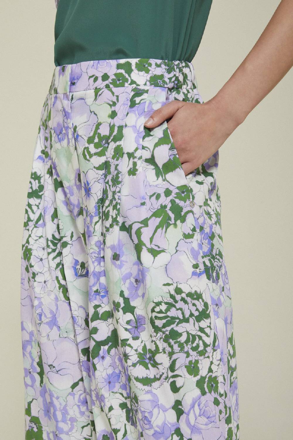 ottod'Ame Cotton palazzo trousers Italy