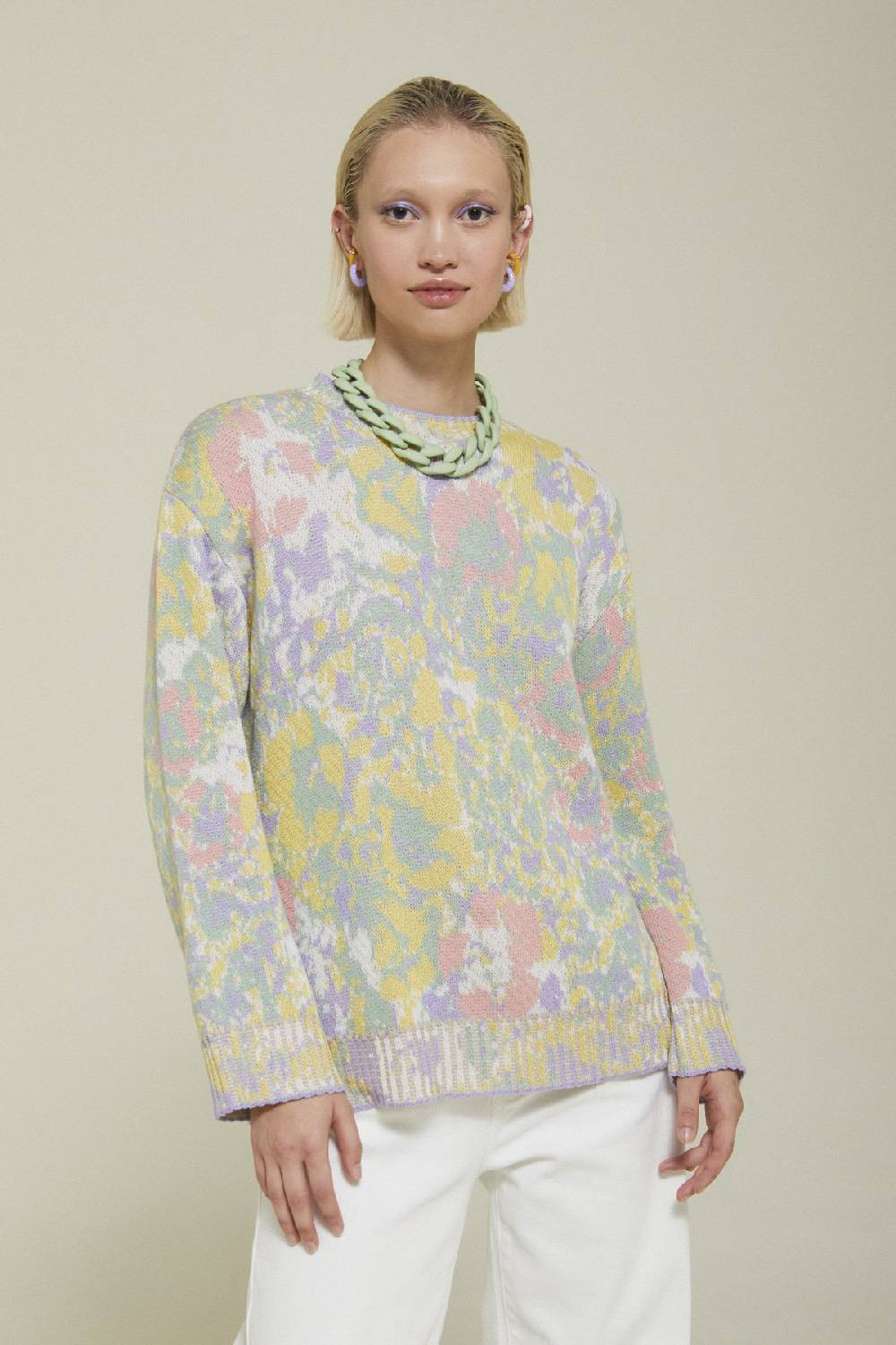 ottod'Ame Printed sweater Italia
