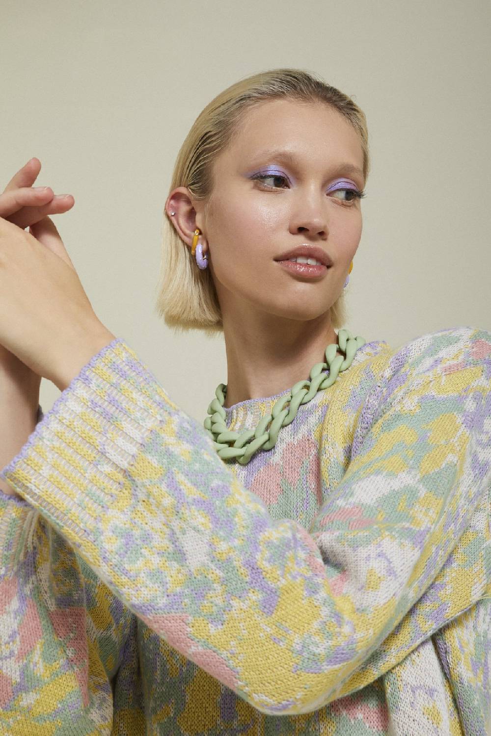 ottod'Ame Printed sweater Italia